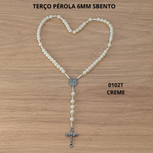 Terço de pérola 4mm | 6mm